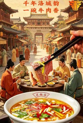 洛阳牛肉汤泡馍的千年汤俗