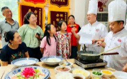 老雒阳大厨走进重二社区传豫味